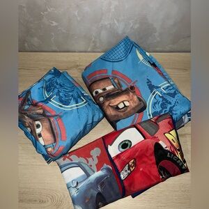 Disney Cars Twin Sheet Set – Lightning McQueen & Mater | 4-Piece Bedding
